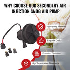 Secondary Air Pump for Dodge Avenger Chrysler 200 Sebring (2008-2014)