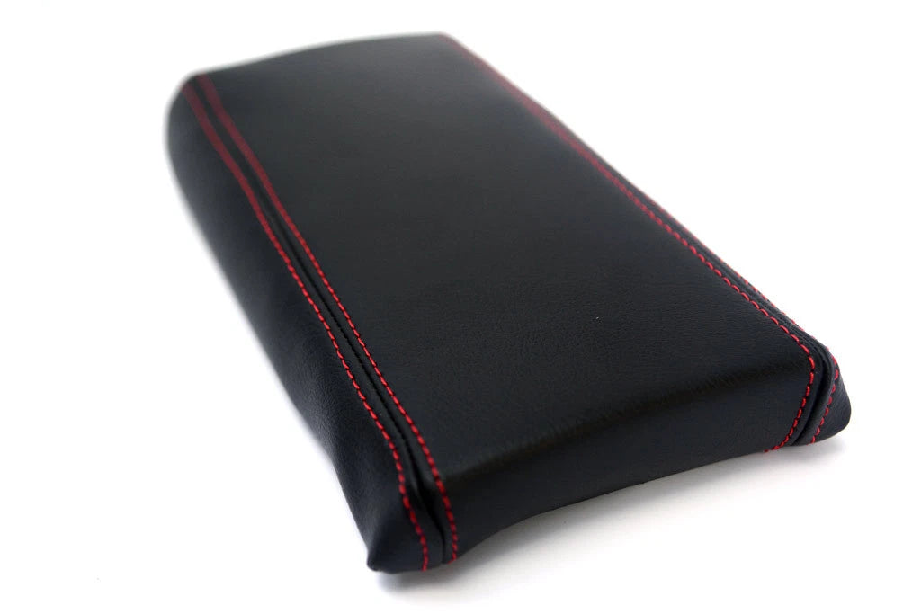 Center Console Armrest Cover for Mazda Miata (1990–1997) Red Stitch