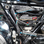 Chromed Air Cleaner with White LED Strip for Harley Street Glide FLHX FLHXS (2017–2023)
