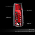 LED Tail Brake Light Stop Lamps for Chevy C10 Suburban Silverado (1988–1998)
