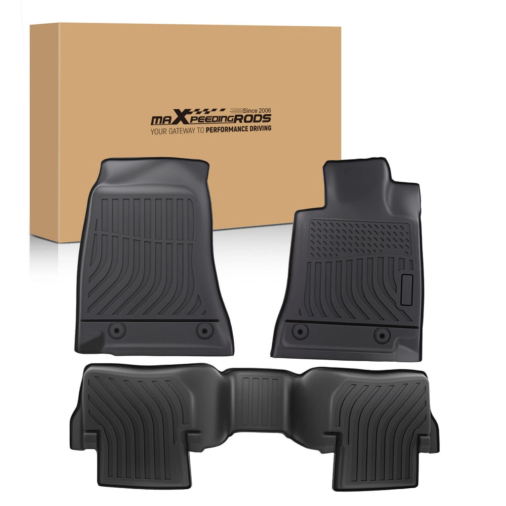 All Weather TPE Floor Mats for Mercedes-Benz C-Class (2022–2024) Black