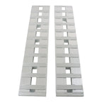 Set of 2 Aluminum Trailer Ramps 60"x12" 6500 LBS Capacity