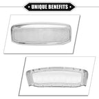 Front Grille Assembly for Dodge Ram 3500 2006-2009 Chrome Silver Tone