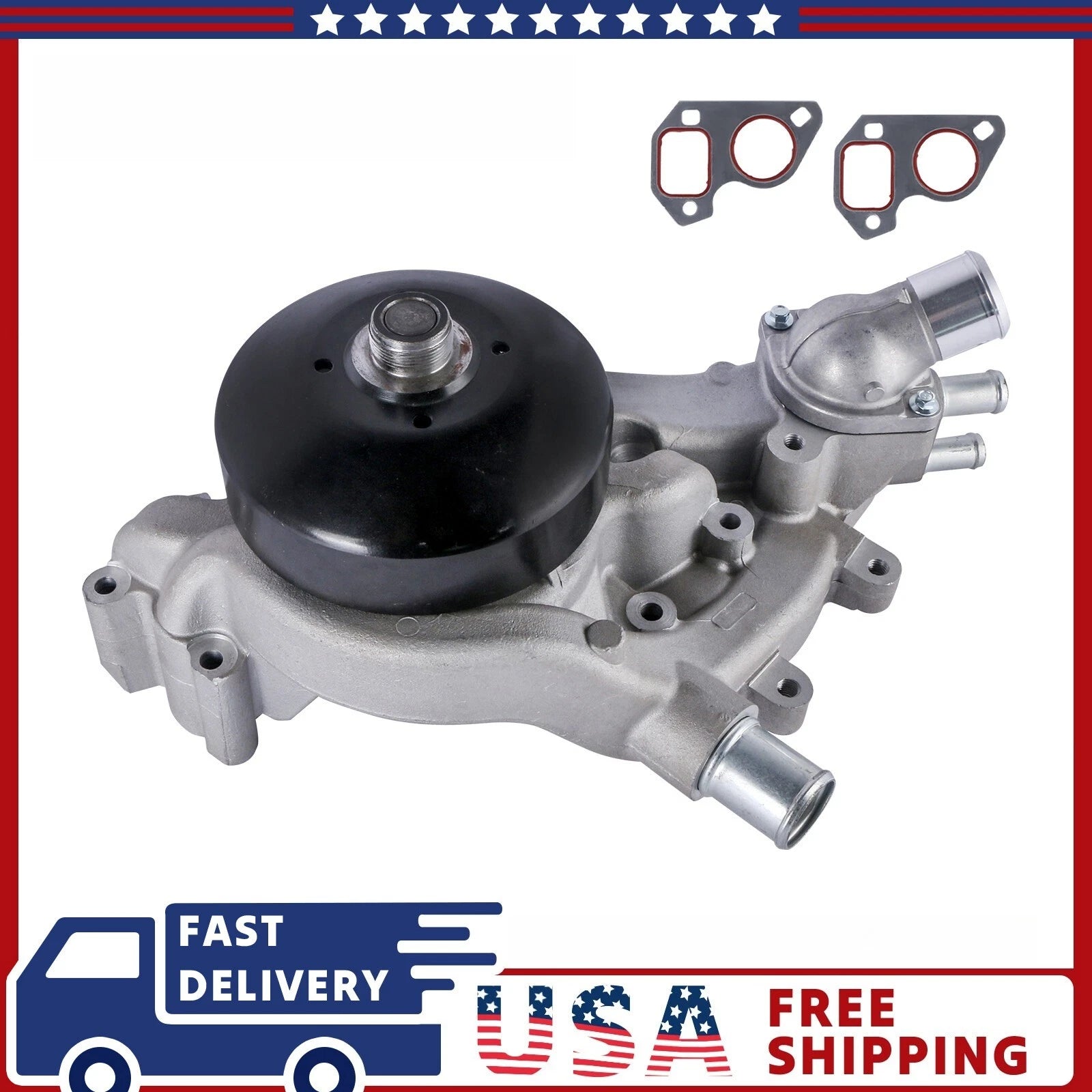 Water Pump for Chevy Silverado Tahoe Suburban GMC Sierra 1500 V8 (2007–2014) AW6009 19208815