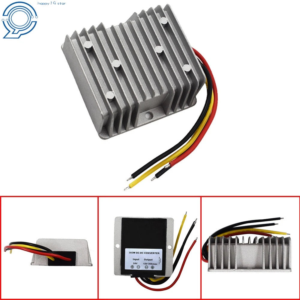 360W 24V to 12V DC/DC Converter Regulator for Automotive