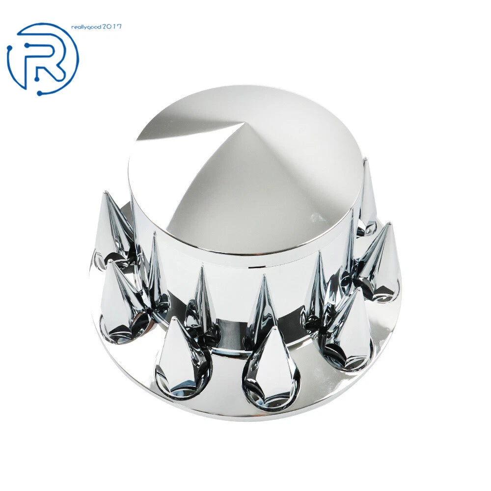 Chrome Hub Cover Kit for Semi Truck (Fits 33mm Axles)