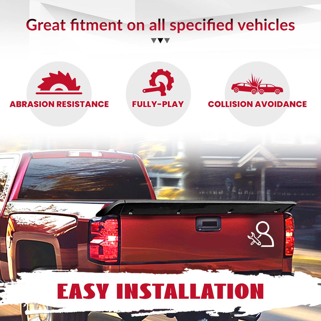Tailgate Rear Spoiler Wing for Chevy Silverado GMC Sierra (1999-2006)