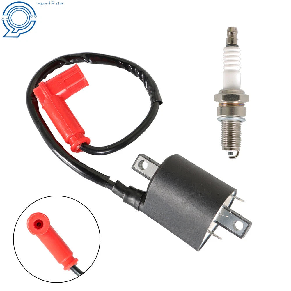 Ignition Coil & Spark Plug for Yamaha Golf Cart G9 (1991–1995)