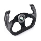 13" Flat Drift Racing Steering Wheel with Horn Button