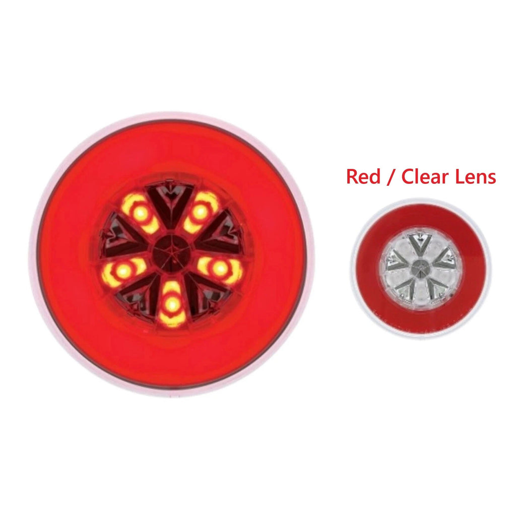 4 Inch Round 18 LED GloLight Stop Light for Universal Fit (Universal)