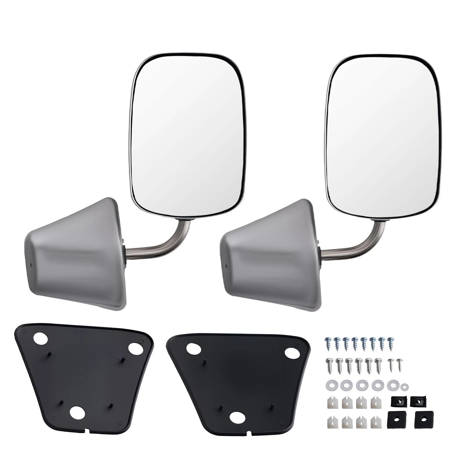 Chrome Side Mirror for Chevrolet C2500 Suburban (1992–1999) 15697332
