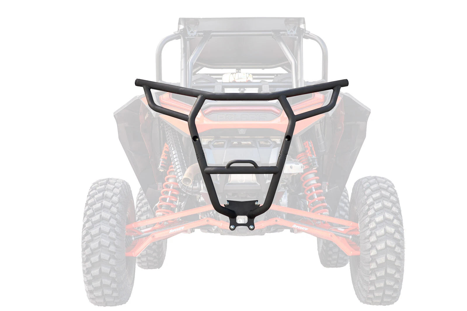 SuperATV Rear Bumper for RZR XP Turbo S (2018+) - Wrinkle Black