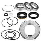 Rear Axle & Brake Bearing Seal & Shoes Kit for Honda Sportrax 250 TRX250EX (2001–2008)