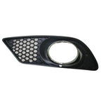 Front Outer Bumper Grille Driver Side Replacement Black Chrome for Toyota