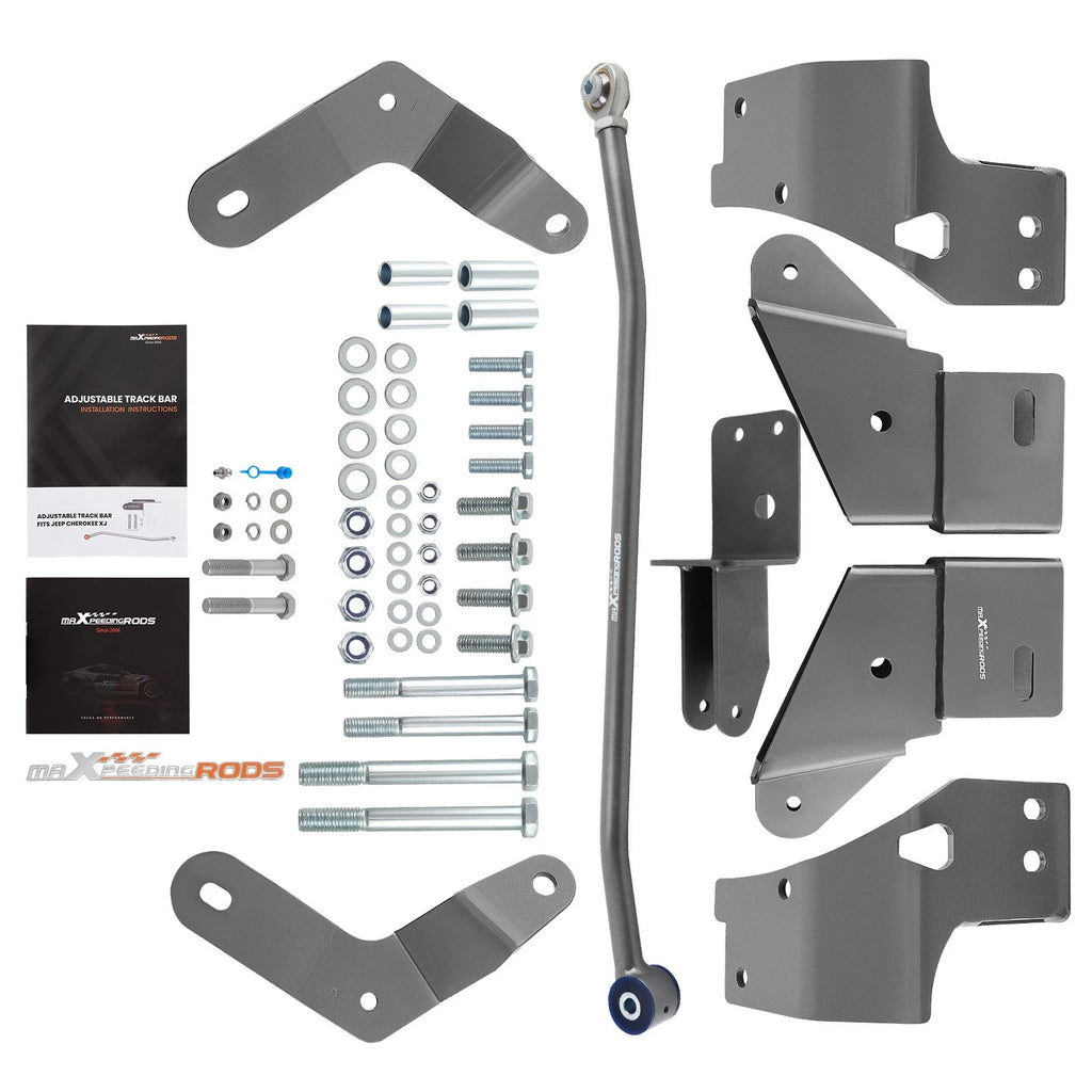 Front Track Bar + Control Arm Drop Bracket Kit for Jeep Cherokee XJ (1984–2001)