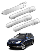 Set of 4 Chrome Exterior Door Handles for Hyundai Veracruz (2007–2012)
