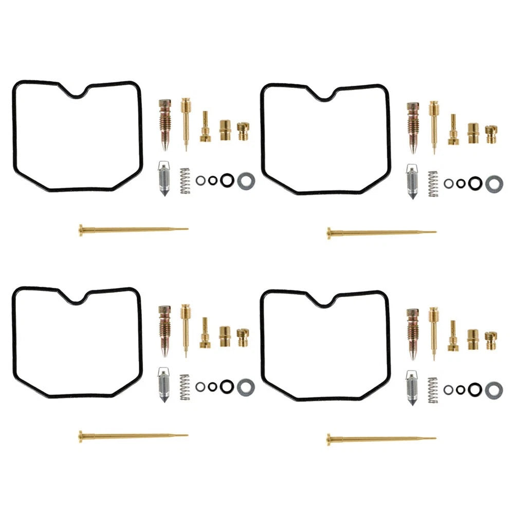 4X Carburetor Repair Kit for Kawasaki KLR650 (1987–2007)