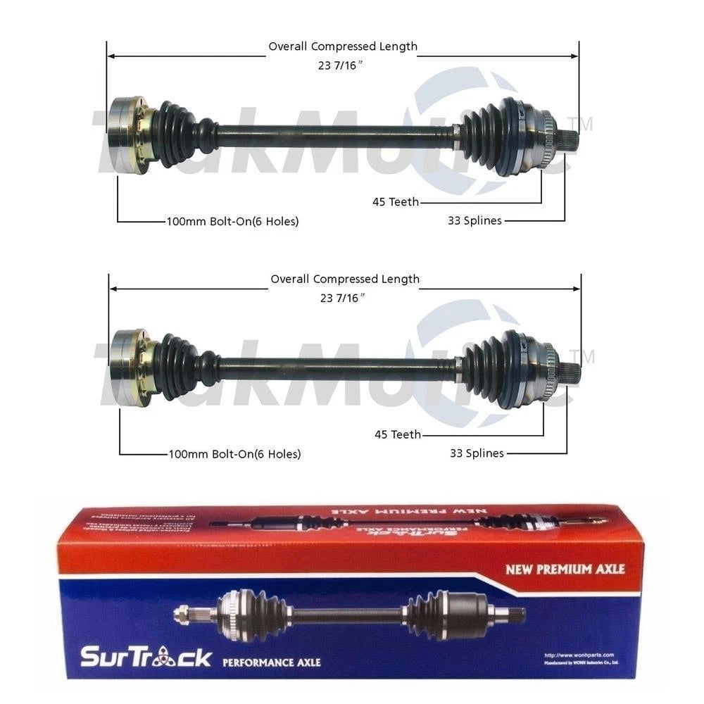 CV Axle Shaft Kit for - Rear Driver & Passenger Side