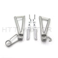 Rear Passenger Foot Pegs Brackets for Yamaha YZF R6S (2006–2010) Silver