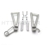 Rear Passenger Foot Pegs Brackets for Yamaha YZF R6S (2006–2010) Silver
