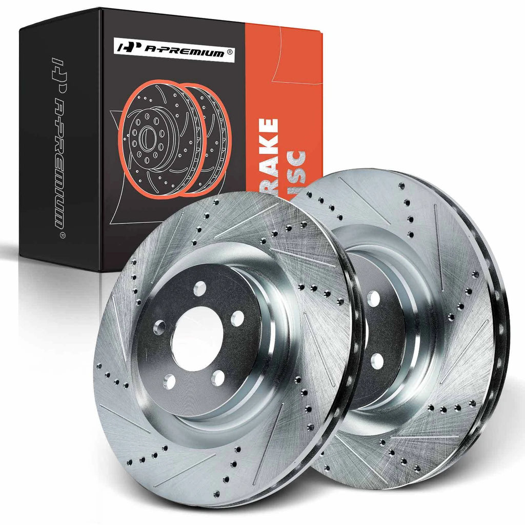 Front Side Drilled Brake Rotor for Dodge Challenger Magnum (2008–2023)