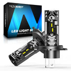 2X H4 9003 LED Headlight Bulbs Conversion Kit 120W Bright White 6500K for