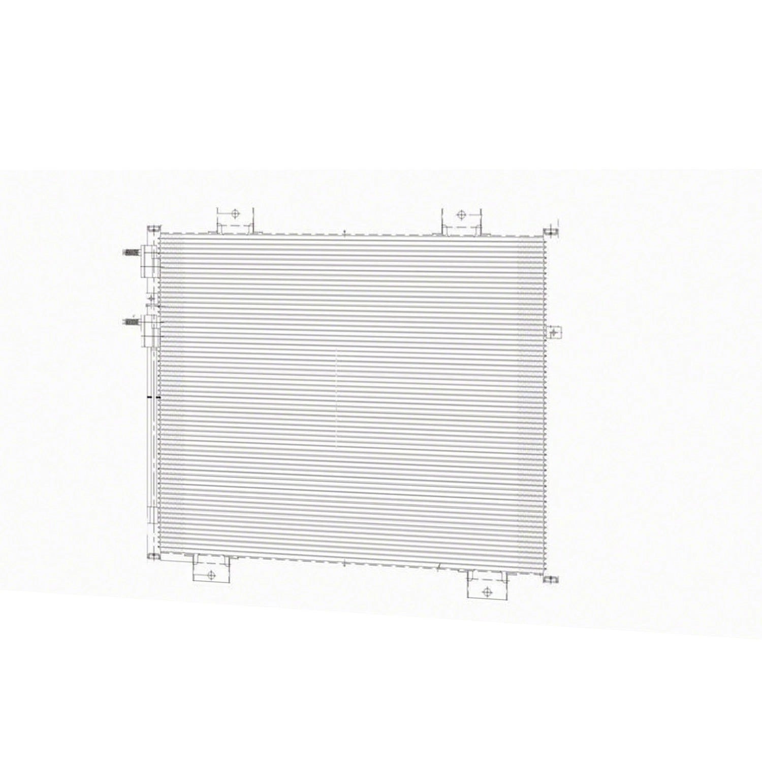 Replacement A/C Condenser Repair Part for Dodge Dakota (2005–2010)
