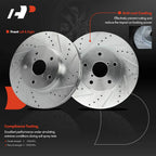 Front Drilled Brake Rotors for Subaru Legacy (2015-2019)
