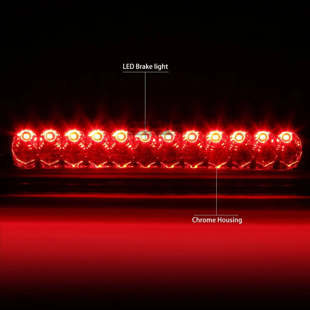 Full LED Third Tail Brake Light for Ford Explorer (1998–2001) Chrome