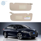 Set of 2 Sun Visors with Mirror for Hyundai Elantra (2011–2015)