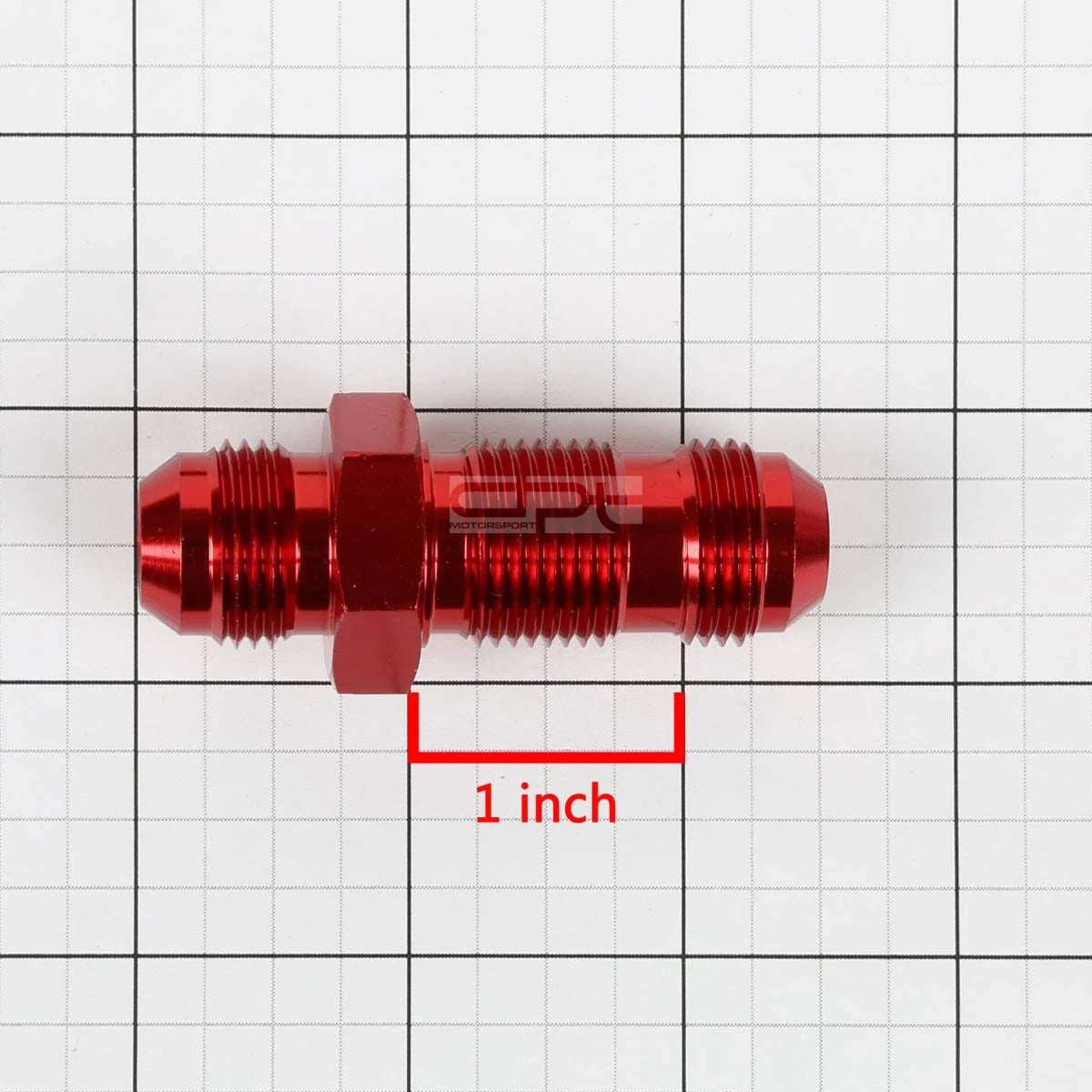 8AN Male Thread Straight Bulkhead Flare Fitting for Universal Applications