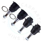 Set of 4 Front Upper Lower Ball Joints for Chevy Silverado 2500 HD (2001–2010)