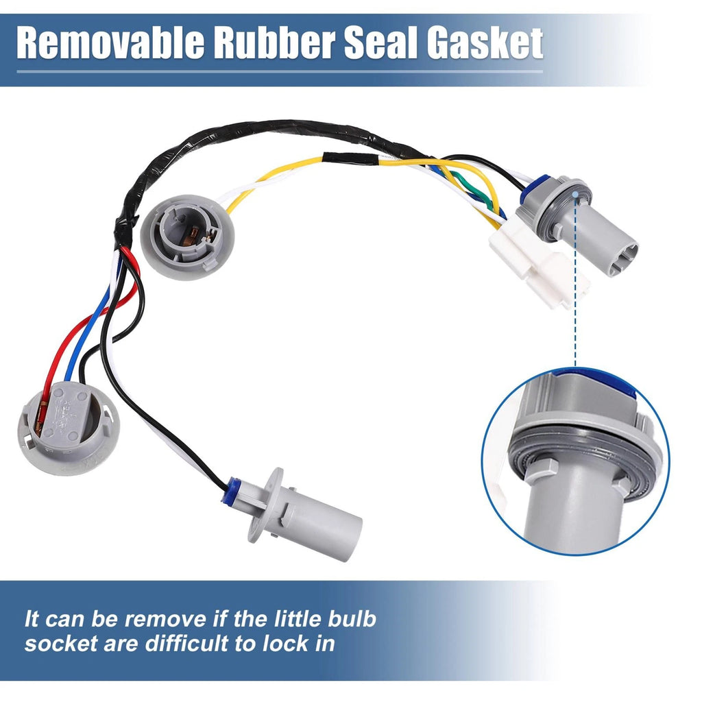Tail Lamp Holder & Wiring Harness for Hyundai Sonata (2011–2014) W/O Bulb