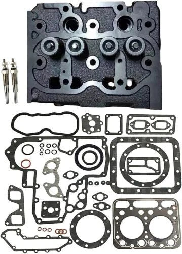 Cylinder Head & Gasket Set for Kubota Z482 (No Cracks, No Welds)