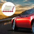 Engine Valve Cover Washer Bolt Kit Red for Honda K-Series K20 K24 (2002–2011)