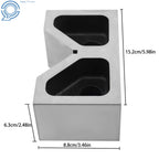 Set of 2 Cast Iron V-Blocks for Precision Machining Tools