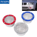 Universal Car Racing Air Duct Grill Bumper Vent Cold Air Intake Cover Kit