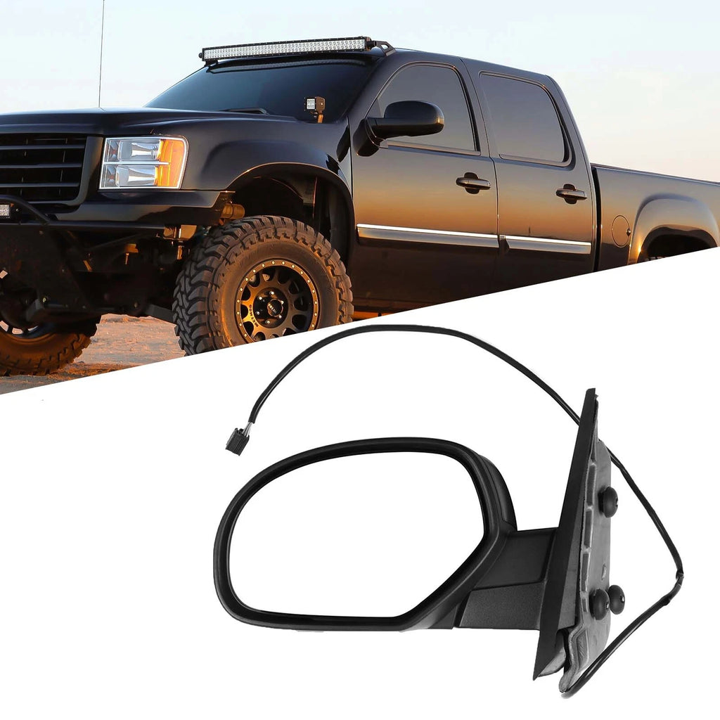 Power Mirror for Chevrolet Avalanche, Silverado, Tahoe, Suburban (LH, Heated)