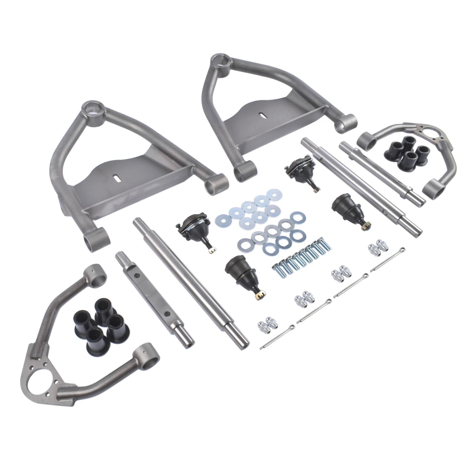 Set of 2 Front Tubular Upper Lower Control Arms for Chevy C10 Pickup (1963–1970)