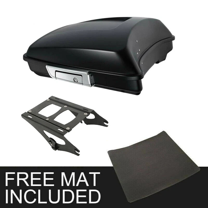 Matte Razor Trunk Luggage Mount Rack for Harley Touring Road King (2014–2026)