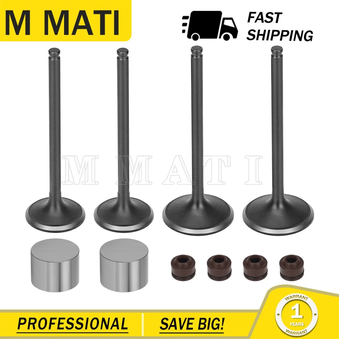 Intake & Exhaust Valve Seals Kit for Honda CRF250R CRF250X (2004–2019)