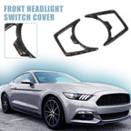 2X Headlight Lamp Switch Trim Cover for Ford Mustang (2015–2020)