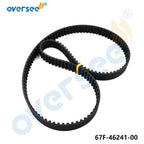 Timing Belt for Yamaha Outboard F75 F80 F90 F100 F115 (2000–2023) 67F-46241-00