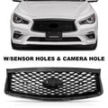 Front Bumper Grille for Infiniti Q50 (2018–2023) with Sensor Holes