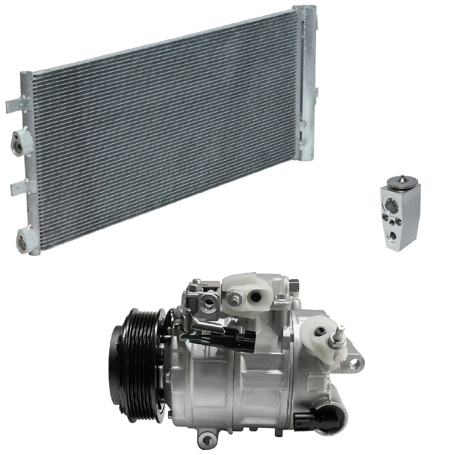 AC Compressor Kit W Condenser for Continental 3.7L (2018–2018)