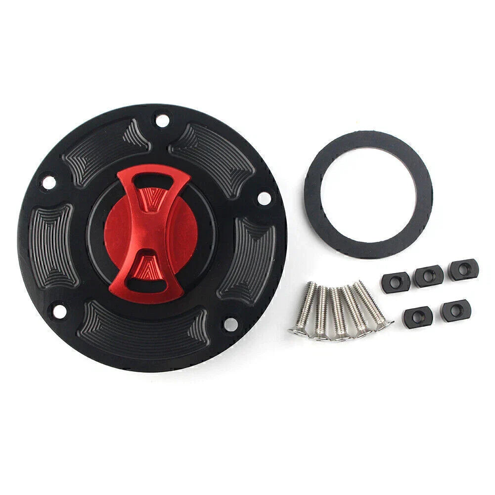 Red Fuel Gas Tank Cap Cover for Ducati Panigale 899 959 1199 1299 (2012-2020)