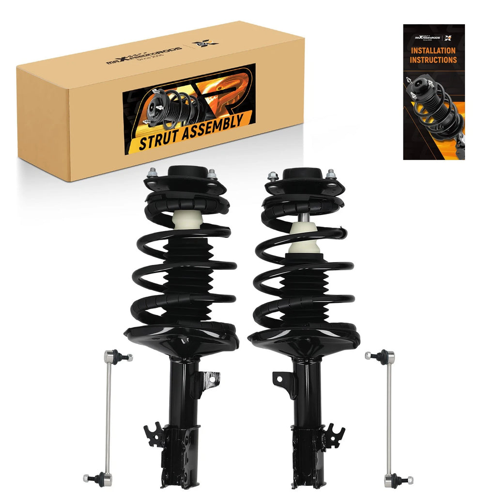 Front Struts w/ Coil Springs & Sway Bar Links for Toyota Camry Solara (1997–2001)