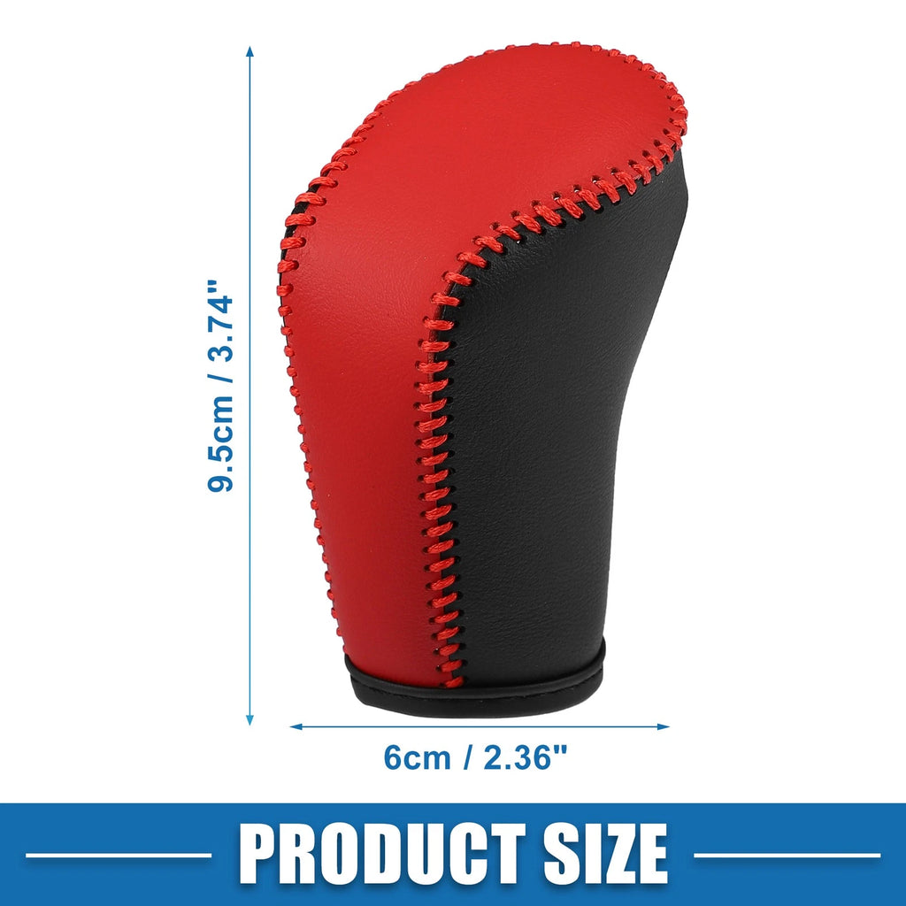 Gear Shifting Knob Cover for Mazda CX-30 (2020–2023) Faux Leather Black Red