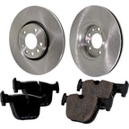 Rear Brake Disc Rotors and Pads Kit for BMW 428i Gran Coupe (2015)
