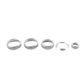 Silver Console Volume AC Switch Button Ring for Lexus NX250 NX350h (2022-2024)